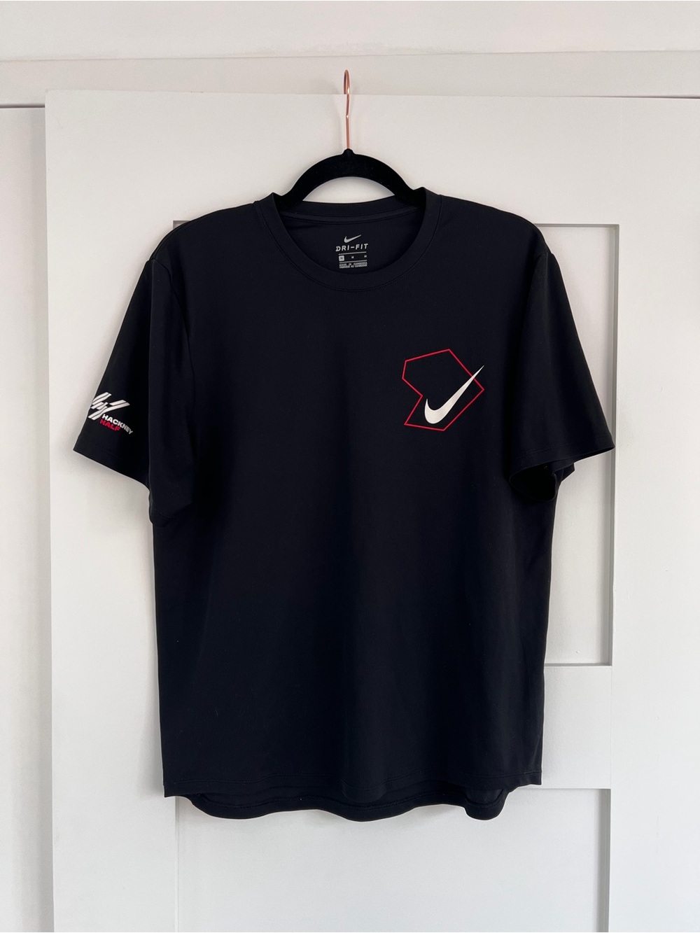 Nike Hackney Half Marathon London Dri-Fit Running Short Sleeve Shirt size Medium
